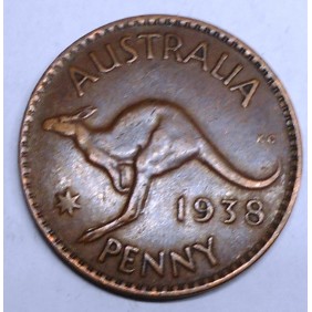 AUSTRALIA 1 Penny 1938