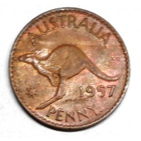 AUSTRALIA 1 Penny 1957 (p)