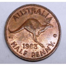 AUSTRALIA 1/2 Penny 1963