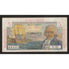 MARTINIQUE 5 Francs 1947