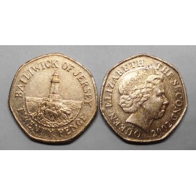 JERSEY 20 Pence 2002