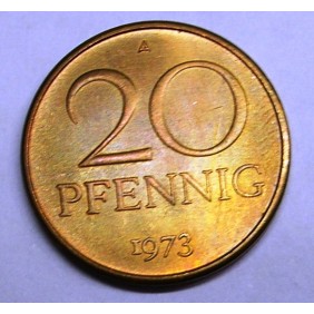 DDR 20 Pfennig 1973