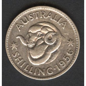 AUSTRALIA 1 Shilling 1956 AG