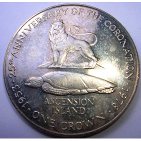 ASCENSION ISLAND 1 Crown...