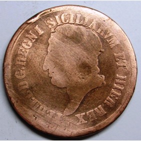 FERDINANDO I 8 Tornesi 1818