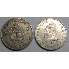 FRENCH POLYNESIA 20 Francs...
