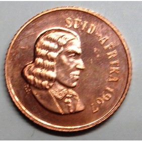 SOUTH AFRICA 1 Cent 1967...