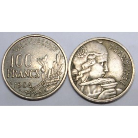 FRANCE 100 Francs 1954
