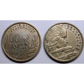 FRANCE 100 Francs 1956 rare