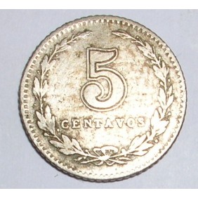 ARGENTINA 5 Centavos 1909