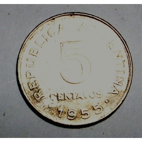 ARGENTINA 5 Centavos 1955