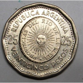 ARGENTINA 25 Pesos 1966