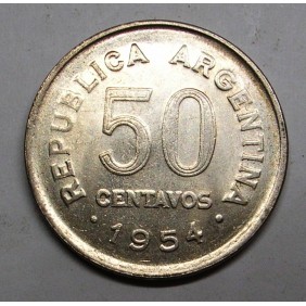 ARGENTINA 50 Centavos 1954...