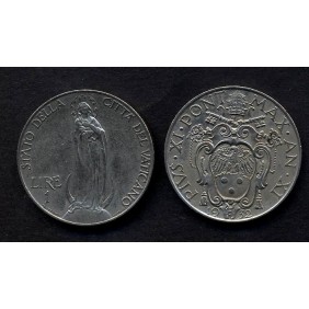 VATICANO Pio XI 1 Lira 1932