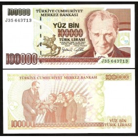 TURKEY 100.000 Lira L.1970...