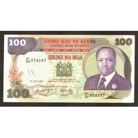 KENYA 100 Shillings 1987