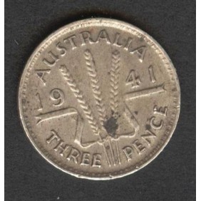 AUSTRALIA 3 Pence 1941 AG