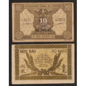 FRENCH INDOCHINA 10 Cents 1942