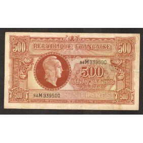FRANCE 500 Francs 1944