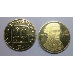 AUSTRIA 20 Schilling 1982...