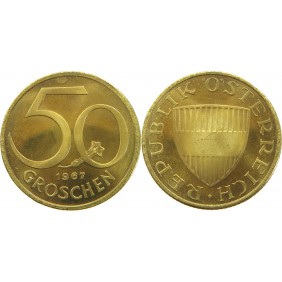 AUSTRIA 50 Groschen 1967...