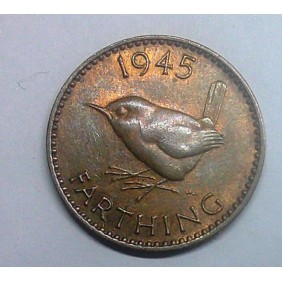 GREAT BRITAIN 1 Farthing 1945