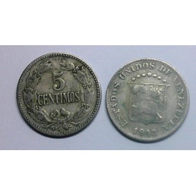VENEZUELA 5 Centimos 1948