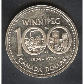 CANADA 1 Dollar 1974...