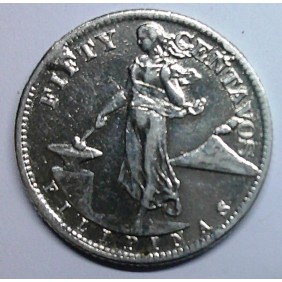 PHILIPPINES 50 Centavos...