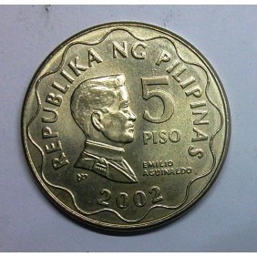 PHILIPPINES 5 Piso 2002 E....