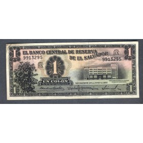EL SALVADOR 1 Colon 1959