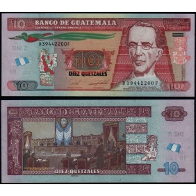 GUATEMALA 10 Quetzales 2019