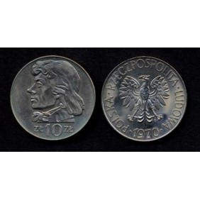 POLAND 10 Zlotych 1970...
