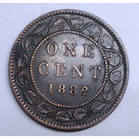 CANADA 1 Cent 1882H