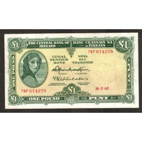 IRELAND 1 Pound 16.03.1962