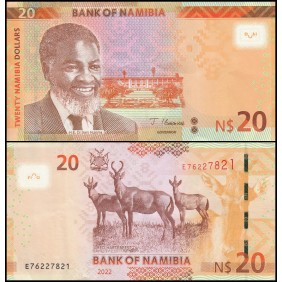 NAMIBIA 20 Dollars 2022