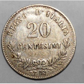 20 Centesimi 1863T Valore AG