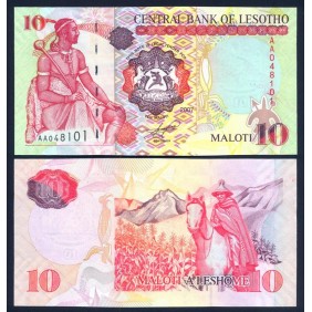 LESOTHO 10 Maloti 2007