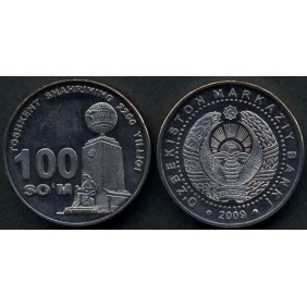 UZBEKISTAN 100 Som 2009...