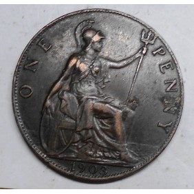 GREAT BRITAIN 1 Penny 1903