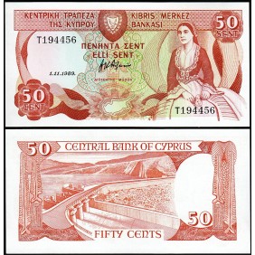 CYPRUS 50 Cent 1989