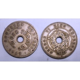 SOUTHERN RHODESIA 1 Penny 1937