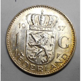 NETHERLANDS 1 Gulden 1957 AG
