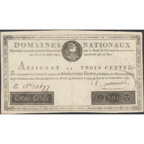 FRANCE 300 Livres 1791