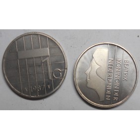 NETHERLANDS 1 Gulden 1987