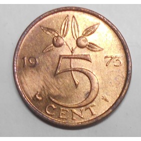 NETHERLANDS 5 Cents 1973