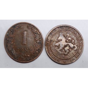 NETHERLANDS 1 Cent 1906