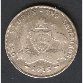 AUSTRALIA 1 Florin 1915 H AG