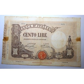 100 Lire Matrice 21.3.1930