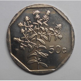 MALTA 50 Cents 1998